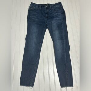 Judy Blue High Waist Side Slit Skinny Jeans size 11